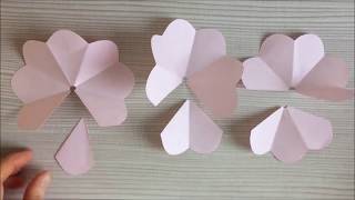 comment faire des roses en papier  how to make beautiful flowers paper [upl. by Orpah555]