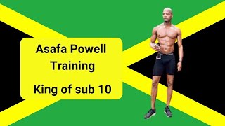 COMO É O TREINO DE UM VELOCISTA ASAFA POWELL [upl. by Witkin17]