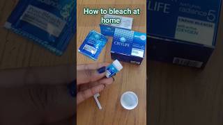 OXYLIFE Natural Cream Bleach  how to bleach at home shorts [upl. by Ainitsirk]