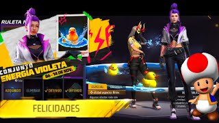 🚨🤯 COMO SACAR EL ASPECTO ENERGIA VIOLETA Y EL ASPECTO DE ALOK RITMO BRUTAL EN FREE FIRE 🤯💥🚨 [upl. by Vernita]