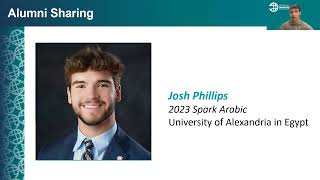 2024 CLS Spark Arabic Information Session with Alumnus Josh Phillips [upl. by Tterb]