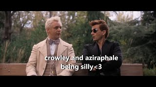 crowley and aziraphale being silly for 10 minutes not so straight [upl. by Arada443]