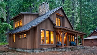 Cabin House Ideas  2 Storey Wooden House Design [upl. by Ramsden281]