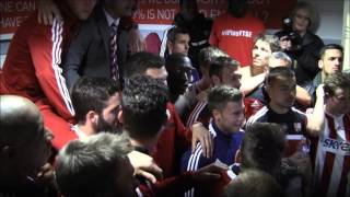 Brentfords players find out they have been promoted [upl. by Naget]