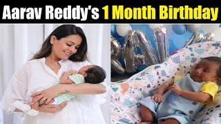 1 महीने के हुए Aarav Anita hassanandani ने मनाया शानदार जश्न Aarav Reddy One Month Birthday FCN [upl. by Novikoff]