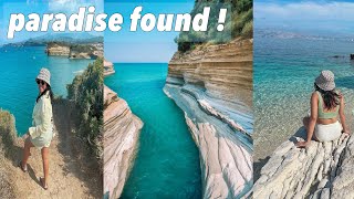 Beaches in Corfu Greece  Canal d’ Amour Sidari  Kassiopi Bay  greece beach hopping vlog ep 2 [upl. by Hansiain]