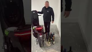 Demo of the under seat capacity of the Silence S01 electric emoto scooter [upl. by Robinia]