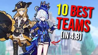 10 BEST TEAMS to use in Genshin Impact 48 Updated before Natlan  Genshin Impact [upl. by Aiuqram]