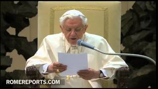 Benedicto XVI invita a la conversión durante la Cuaresma [upl. by Nylzor569]