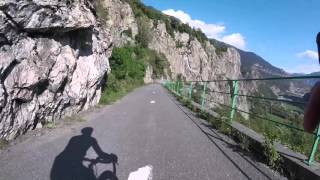 Lacets de Montvernier descent Hunt Carbon Wheels testing [upl. by Ailalue]