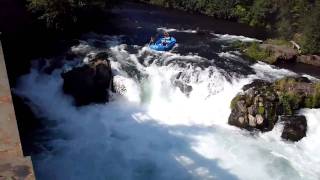 Husum falls White Salmon Rafting Crash [upl. by Reiss]