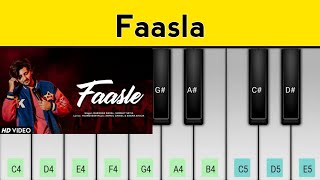 Faasla Piano Tutorial  Darshan Raval Shirley Setia [upl. by Noval710]