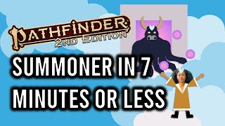 Pathfinder 2e Summoner in 7 Minutes or Less [upl. by Ellecrad]