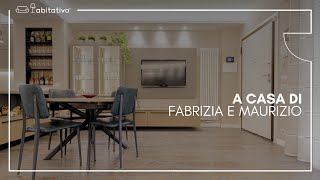 A Casa di Fabrizia e Francesco  Progetto dinterni di Abitativo® [upl. by Azmah910]