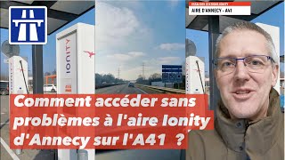 ESSAI IONITY  Bornes de recharge à Annecy sur lA41 [upl. by Quin]