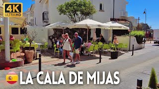 4K Beach amp Town Tour of La Cala De Mijas Malaga Spain in April 2022 [upl. by Nosredneh487]