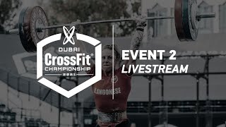 Event 2—2021 Dubai CrossFit Championship [upl. by Yelime]