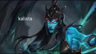 kalista using ult at ult using kalista  wild rift [upl. by Rabin203]