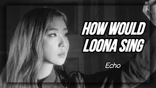 How Would LOONA Sing  Echo by SNSD Line Distribution [upl. by Umont774]