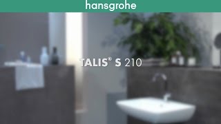 Hansgrohe Talis Single lever basin mixer 210 32082000 [upl. by Alrep]