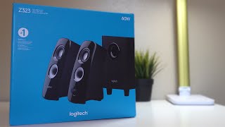 Logitech Z323 Speakers Unboxing and Setup [upl. by Malvina1]