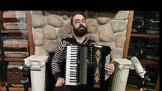 7117  Certified PreOwned Black Brandoni Classic Convertor C Piano Accordion LMMH 37 96 5999 [upl. by Ainezey]