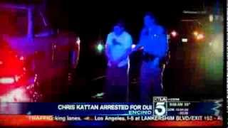 CHRIS KATTAN ARRESTED for DUI Los Angeles 2102014 [upl. by Octavla]