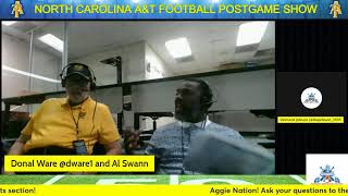 North Carolina AampT Football  Post Game Show LIVE [upl. by Gabbie]