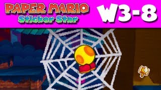 Paper Mario Sticker Star  W38  Tree Branch Trail Nintendo 3DS Gameplay Walkthrough [upl. by Acacia]