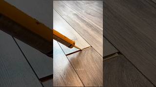 Fixing Wooden Laminate Floor Gaps 😱 [upl. by Russell192]