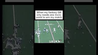 When My Fantasy QB Needs One More Point nfl fantasyfootball [upl. by Vanya]