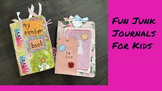 Fun Little Junk Journals for Kids [upl. by Ahsac241]