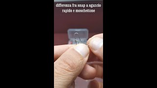 Differenza fra snap a sgancio rapido e moschettone per lo spinning short  clipangler [upl. by Verity]