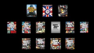 All Grand Theft Auto themes 19972013 [upl. by Anaujnas928]