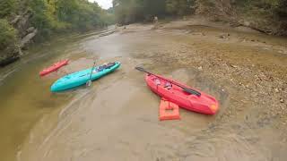 Kayaking first day of fall Dan River goprohero13 kayak appalachia freshwater pelicankayak [upl. by Ettenahs]