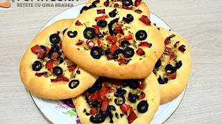 Minipizza de post  pizzette de post reteta simpla  Gina Bradea [upl. by Nnylyar]