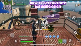 How to DOWNLOAD Fortnite Mobile iOS Not in Europe IPHONEIPAD NO JAILBREAK FREE Working [upl. by Salisbury699]