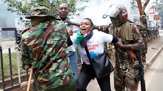 Kenyan police fire teargas live rounds and arrest protesters  REUTERS [upl. by Alastair]