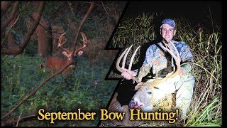 Early Season Missouri Bow Hunting HUGE Buck Kill and Track [upl. by Ellehsem]