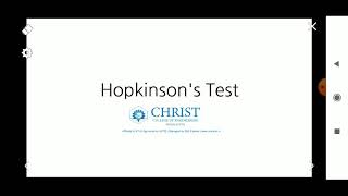 Hopkinsons Test  Module 3  DCMT  KTU [upl. by Nnainot]