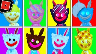 How to get ALL 8 EASTER HUGGY WUGGY BADGES in POPPY PLAYTIME RP  Roblox [upl. by Derfniw]