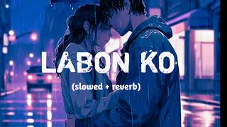 Labon Ko Labon Se  A Soulful Lofi Track [upl. by Alfonso501]