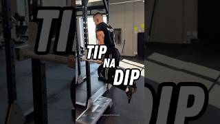 TIP NA STABILNY DIP🫡 siłownia trening [upl. by Yrovi]