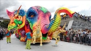 Carnaval de Negros y Blancos en Colombia [upl. by Rotow]