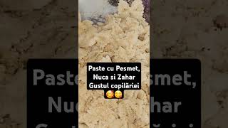 Paste cu Pesmet Nuca si ZaharGustul copilăriei 🥰😋 food viral shortvideo shorts 1million [upl. by Amador]