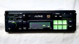 Vintage Alpine 7179 amfm cassette car stereo [upl. by Austina]