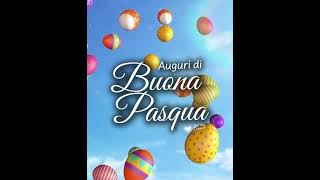 Auguri di Buona Pasqua Con pioggia di ovetti [upl. by Assirralc]