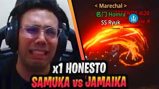 SAMUKA vs JAMAIKA NO x1 HONESTO 🤗  CORTES MIR4 [upl. by Haisa]