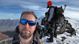 4 Days Bow Hunting Dall Sheep in Alaska  Late Season Hunt on Pioneer Peak in the Snow [upl. by Eerrehc364]