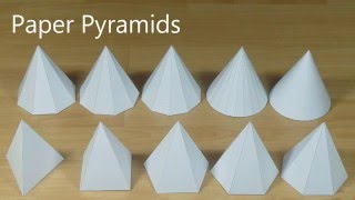 Paper Pyramids [upl. by Ennayelhsa]